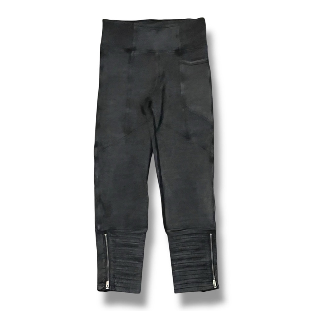 Free People Movement High Rise Get On It Leggings Side Pocket Zip Cuffs  XS